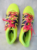 Youth BOYS ADIDAS SOCCER CLEATS Sneakers YELLOW ORANGE BLACK 4 Shoes