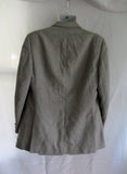 Mens Vintage GIVENCHY PARIS Blazer Sport Coat 42 GRAY 2-Button Jacket