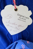 NWT NEW ORIGINAL LANZ AUSTRIA Dress 40 8 Costume RUFFLE BLUE PINK