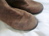 Womens RALPH LAUREN SHELBY Strappy Suede Buckle BOOTS BROWN 8 Boho Hipster