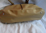 EUC TIGNANELLO leather hobo satchel tote shoulder bucket bag tote BEIGE TAN