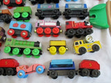 HUGE Lot Set THOMAS TANK ENGINE WOOD TRAIN SET Track Train Car Toy BRIO Railway