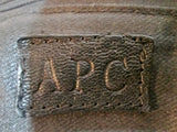 APC A.P.C. Leather Textured Floral Shoulder Bag Tote Satchel BLACK Patchwork Purse