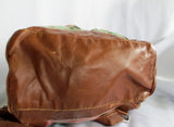 MOSSIMO SUPPLY CO. SKULL BACKPACK Shoulder Rucksack Travel BAG BROWN Vegan