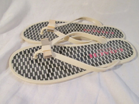 NEW Womens COACH LANDON FLIP FLOP Shoes Slip On Sandals Thong 8 Shower Water Vegan