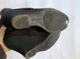 Womens ENZO ANGIOLINI SALIE Criss Cross Knee High Suede Boots BROWN 6.5 Wedge Heel