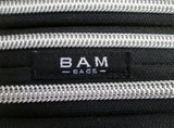 BAM BAGS BAMBAGS The Original ZIPPURSE shoulder bag messenger crossbody purse tote BLACK M