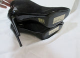 NEW NIB BALENCIAGA SUEDE PATENT Leather Ankle BOOT Bootie 36.5 6 BLACK Womens