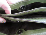 FOSSIL TOTE 75082 tote shoulder leather handbag hobo bag purse GREEN AVOCADO