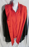 Womens Authentic Mackintosh Vest Coat Vestcoat CHARCOAL GRAY RED 4 Jacket HOOD
