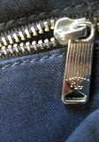 Authentic RALPH LAUREN Woven RAFFIA Leather purse clutch bag COGNAC BROWN