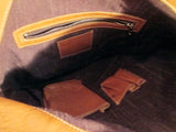 CHRISTOPHER KON Leather Shoulder Saddle POCKETS BAG Hobo slouch BROWN COGNAC