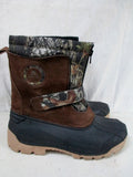 Boys OZARK TRAIL Rubber Lined Duck Boots Shoes Trail Snow BROWN CAMO 5