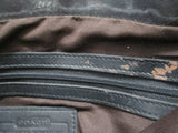 COACH 9467 West End Medium Hobo LEATHER Satchel Purse Shoulder Bag BLACK