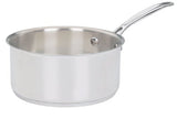 Cuisinart 7193-20 Chef's Classic Stainless Steel 3 Quart Saucepan Sauce Pan Cooking Stove Top