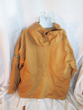 Mens PLATOON AMERICAN GLORY SAFARI jacket Coat 5XL Field hood BROWN