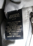 NEW BANANA REPUBLIC Suede Fringe hobo shoulder bag purse GRAY hippy boho
