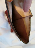 Handmade LEATHER "VAGINA" Wallet Pouch Bag Case Pocket Purse BROWN Crafts Hippie