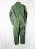 MENS Flyers Coveralls Jumpsuit Flight Suit Carter Industries 42L SAGE GREEN