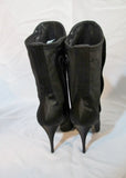 NEW BALMAIN PARIS High Heel Boot ITALY 36 BLACK 6 NIB Victorian Steampunk Womens