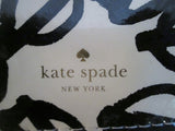 KATE SPADE OPTICAL ILLUSION GLASSES Baguette Case Purse Clutch BLACK WHITE Bag