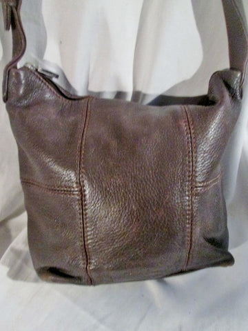 STONE MOUNTAIN leather satchel shoulder bag hobo cross body purse BROWN CHOCOLATE