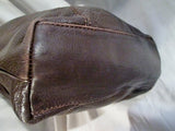 STONE MOUNTAIN leather satchel shoulder bag hobo cross body purse BROWN CHOCOLATE