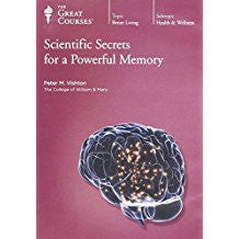 Great Courses Scientific Secrets for a Powerful Memory DVD Set Teaching Company