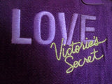 NEW VICTORIA'S SECRET LOVE MINI Duffle Satchel VEGAN Clutch PURPLE Bag Bowler