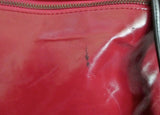 SHIRALEAH Chicago HARPER RED CROSS BODY BAG Vegan shoulder purse RED BERRY