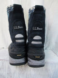 Boy Youth Kid Junior L.L. BEAN Waterproof SNOW Lined Boot Shoe WHITE GRAY BLUE 5