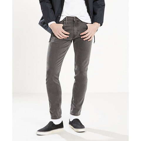 NEW NWT Mens Womens LEVI'S 522 SLIM TAPER Denim Jeans PANTS 29 X 30 GRAY Trousers