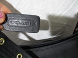 COACH F09950 Leather Hobo Crossbody Bag Satchel Purse Handbag Shoulder BLACK