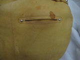 B. MAKOWSKY Leather HOBO satchel shoulder bag DIJON YELLOW