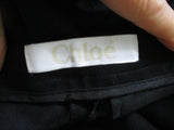 NEW NWT CHLOE FRANCE Button SHORTS Pockets Luxury 38 Classic