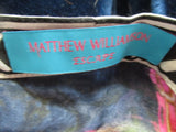 MATTHEW WILLIAMSON ESCAPE SILK Mini Dress 10 Boho Colorful EUC
