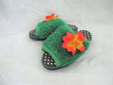 MINT Toddler BABY GOODY Sandals Summer Beach Shoe FLORAL ASTROTURF 5