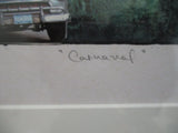2012 Signed CARNAVAL ART Framed Limited Ed 1/1 Print CAR Vintage AUTO