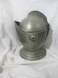 Metal KNIGHT ICE BUCKET Party Servingware Funky Functional Sculpture Renaissance Helmet Medieval