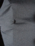 JIL SANDER Flared BLACK Top Shirt Blouse Black Tie Collar 36