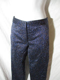 NEW NWT ALEXANDER WANG Glitter Trouser PANTS BLACK BLUE MIDNIGHT 4