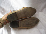 NEW NWT BED STU COBBLER SERIES Rustic LEATHER Shoe BENCH MADE MEXICO 10 TAUPE BEIGE