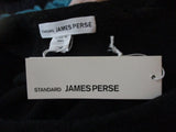 NEW NWT STANDARD JAMES PERSE USA Dress Midi 2 BLACK
