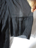 DRIES VAN NOTEN Sheer Cotton Linen 2 in 1 Dress 36 Sleeveless ITALY BLACK