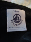 PETIT BATEAU 100% Cotton Long Sleeve Tee Top Shirt 14Ans  T-Shirt BLACK
