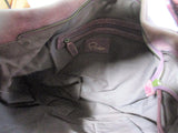 PRESA Leather Hobo Satchel Shoulder Saddle Bag Distressed Boho Hippie Bohemian