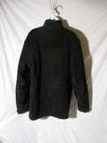 MENS WILDA NY Suede Leather jacket coat parka BLACK L Fur Lined Winter
