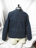 JACK WILLS ENGLAND Cotton Quilted Field Barn JACKET Coat L Fall winter Navy Blue