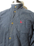 JACK WILLS ENGLAND Cotton Quilted Field Barn JACKET Coat L Fall winter Navy Blue