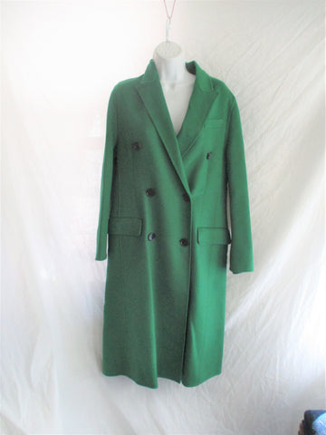 NWT NEW CHRISTIAN DIOR PARIS Cashmere Maxi jacket coat Peacoat 34 GREEN